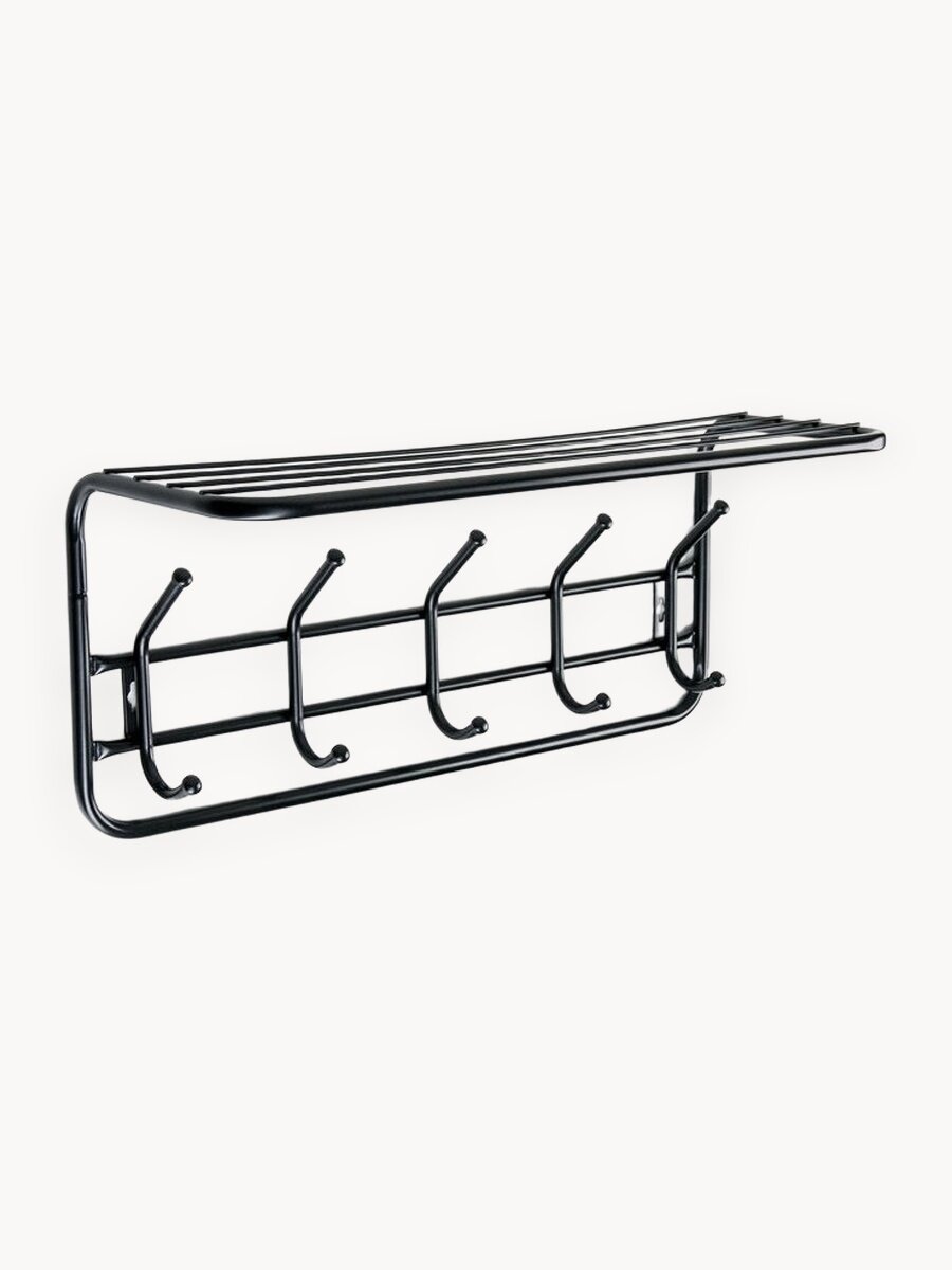 Вешалка настенная для одежды в прихожую металлическая