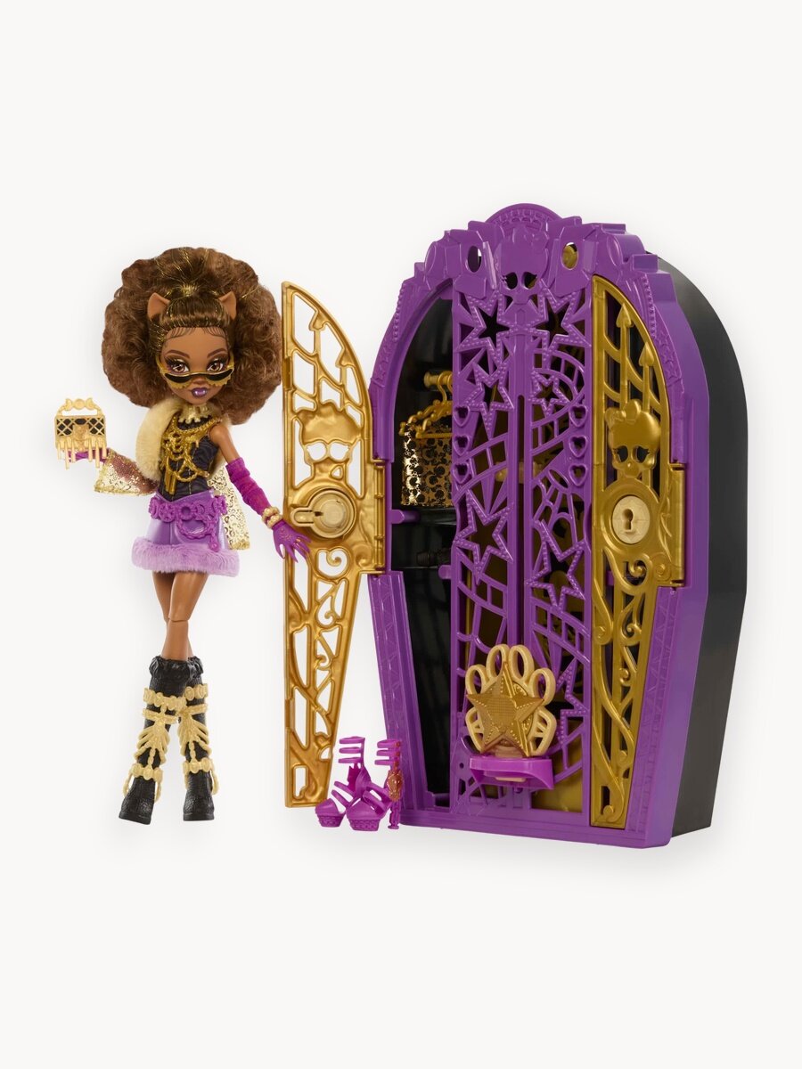 Кукла Monster High Таинственные друзья Клодин Вульф с аксессуарами, 19 сюрпризов