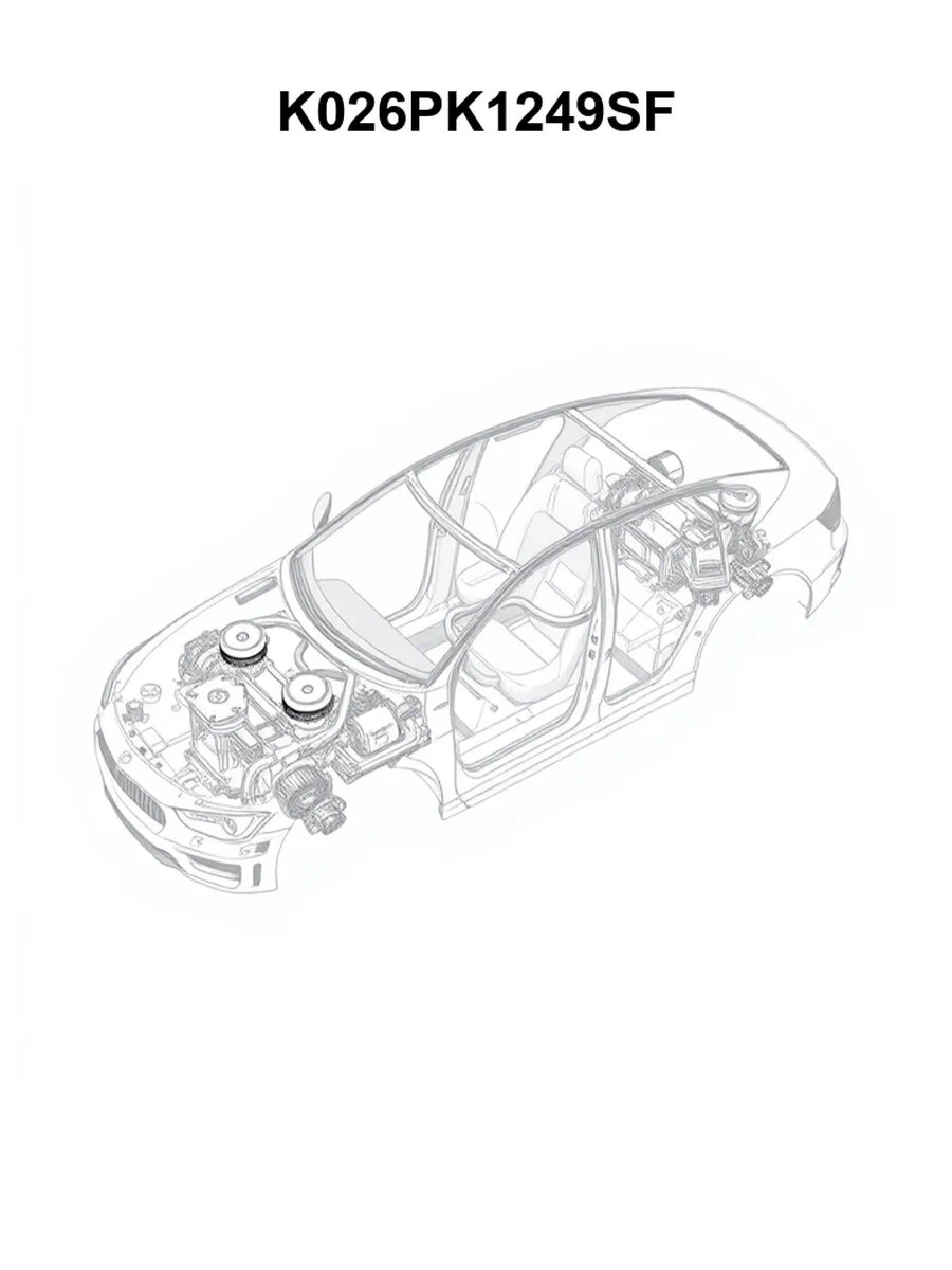 K026PK1249SF, Ремень поликлиновои GATES