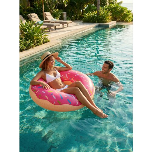 Надувной круг для плавания, для детей и взрослых, безопасный, 90см