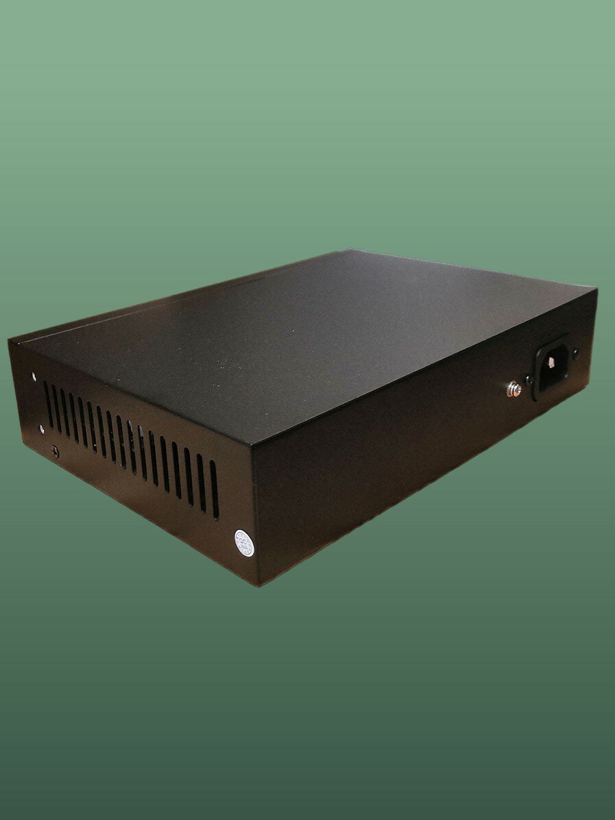 Коммутатор POE (свитч) 4POE 1000Мбит/с +2Uplinк 1000 Мбит/с (гигабит), WatchDog, 96 Ватт, switch IC REALTEK — фото 1