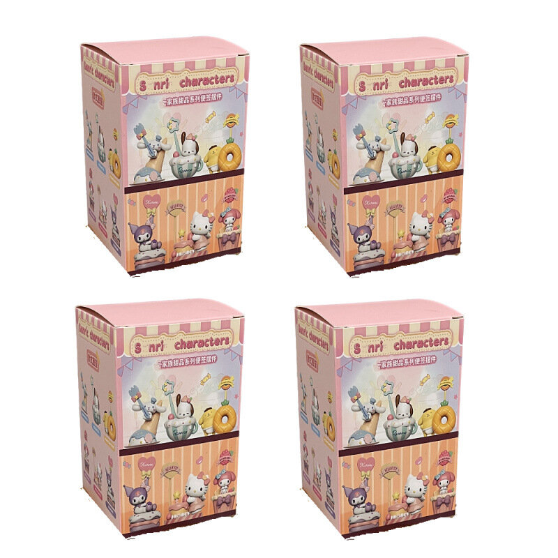 Четыре неповторяющихся слепых бокса с фигурками Sanrio Sweet Treats, мини-декор коллекция, персонажи Куроми и Май Мелоди