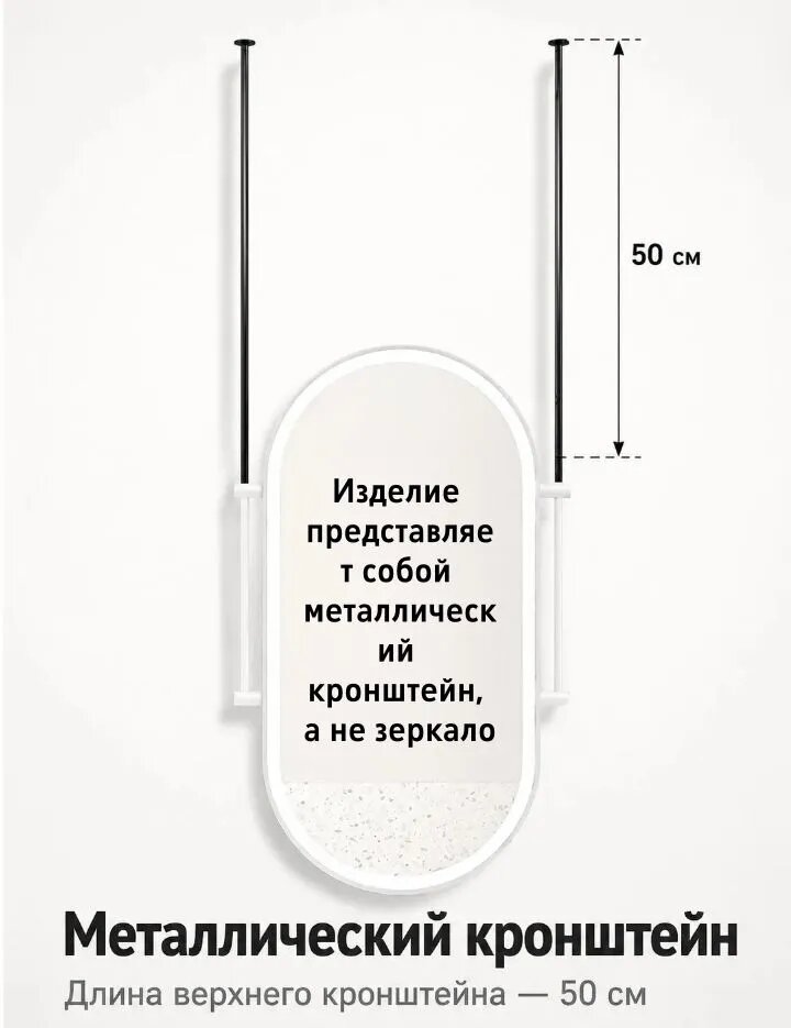 Зеркало для ванной с рамой