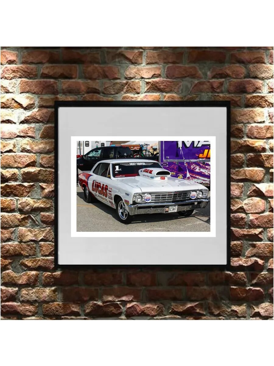 Постер "chevy chevelle retro" от Cool Eshe А2