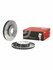 Диск тормозной вентилируемый передний BREMBO (09.9368.11) Prime UV Coated