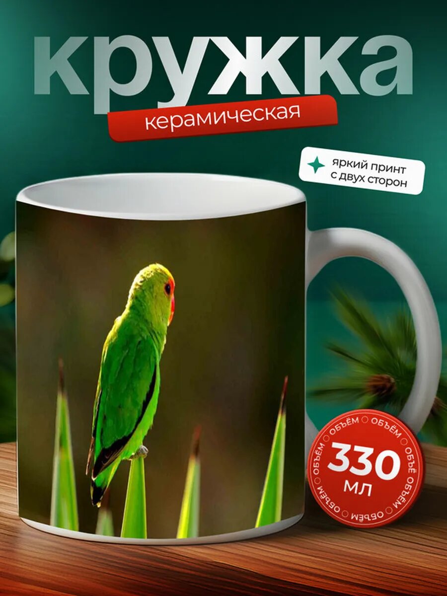 Кружка Неразлучник птица 8,
