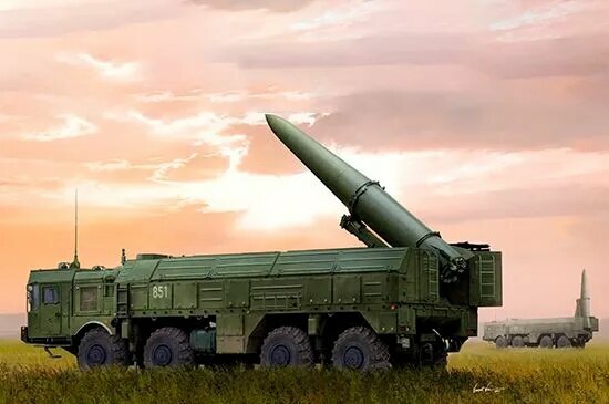 Trumpeter 01051 1/35 Российский 9P78-1 ТЕЛ для системы 9K720 Искандер-М (SS-26 Stone)