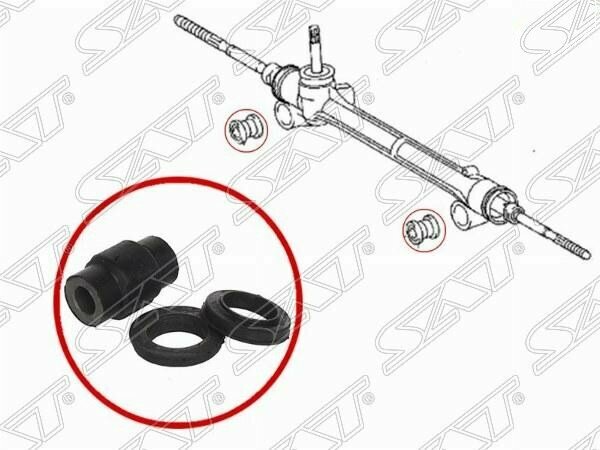 Сайлентблок SAT ST-45510-28140B рулевой рейки Toyota Noah 07-13, Voxy 07-13