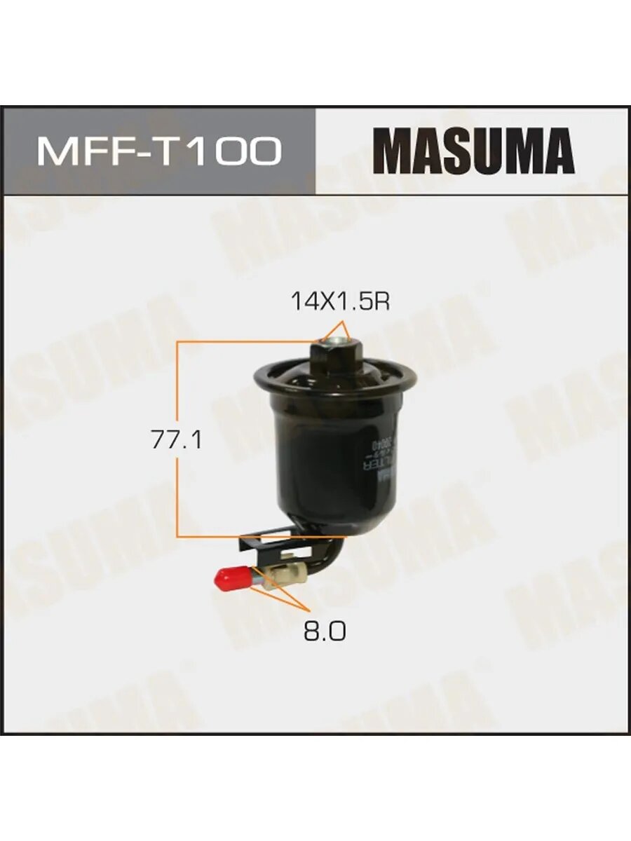 Фильтр топливный для а/м Toyota Camry (V20) 97-01; Lexus ES, арт. MFFT100