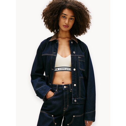 фото Куртка tommy jeans, размер l, синий