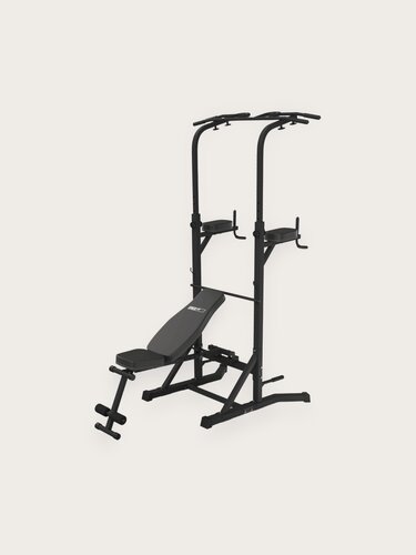 Изображение товара Турник-пресс-брусья со скамьей 3 в 1 UNIX Fit 150P для домашних тренировок, 6 хватов, до 270 кг, UNIXFIT