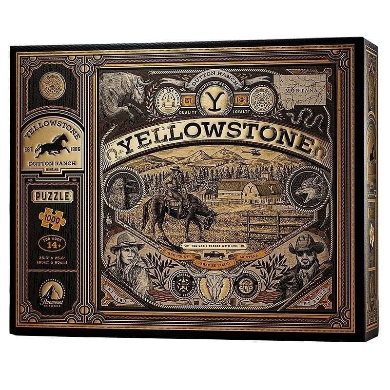 Пазл Theory11 Yellowstone, 1000 элементов, разноцветный