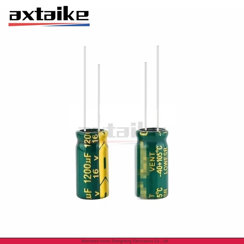 20 шт. алюминиевый электролитический конденсатор Axtaike 1200 мкФ 16 В