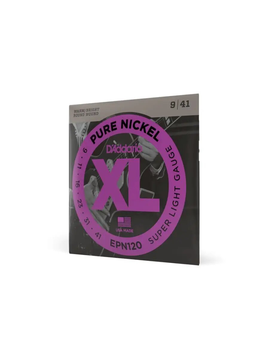 D ADDARIO EPN120 Струны для электрогитары, Super Light, никель
