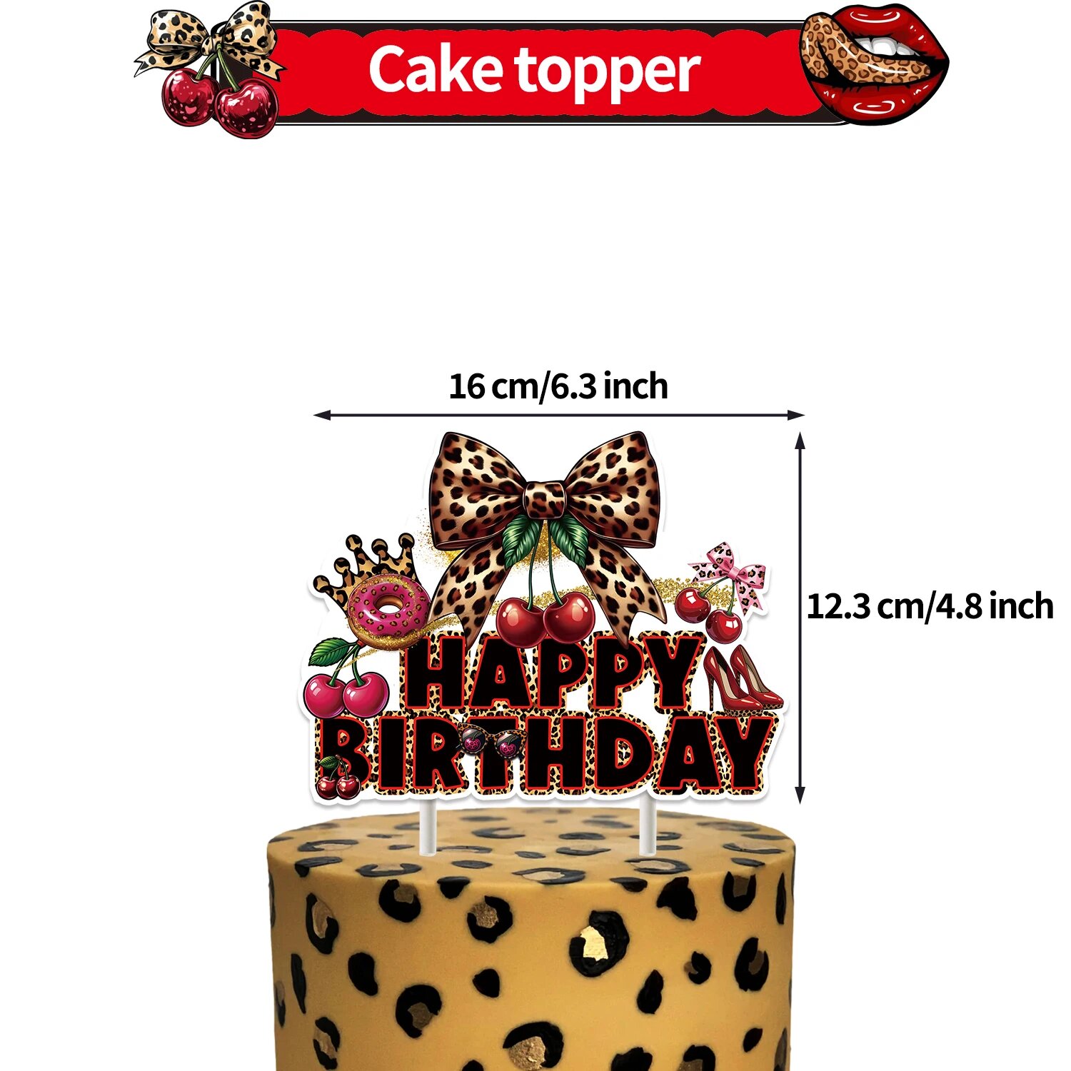Набор для декора вечеринки "Ла Граня де Зенон" Cake Topper 1pc