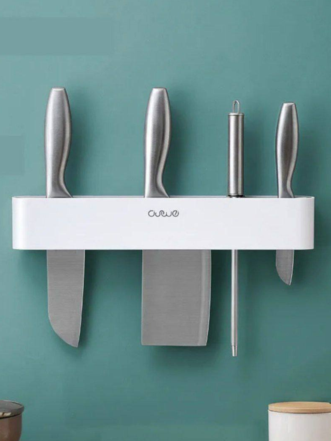 Подставка для ножей липучка — настенный держатель для ножей на кухню