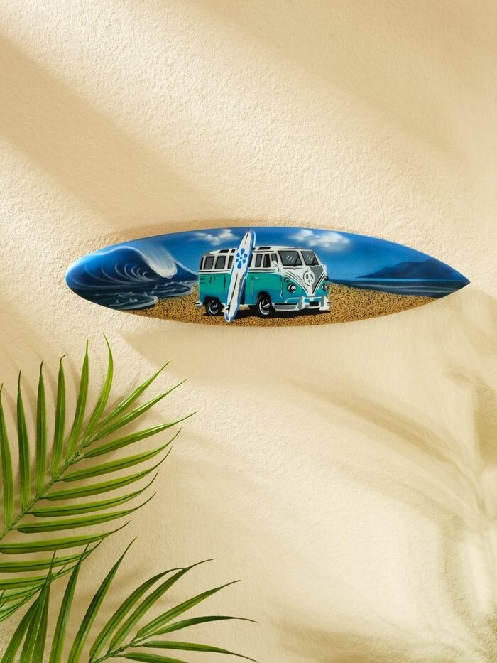 Панно Доска для сёрфа Great Beach , дерево, 30 7 см