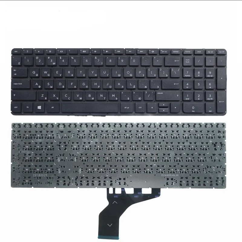 Клавиатура для HP 15-DA/CX/DB/DX Omen 4 TPN-C136/C135/C133/C139 Русская версия Черная без подсветки