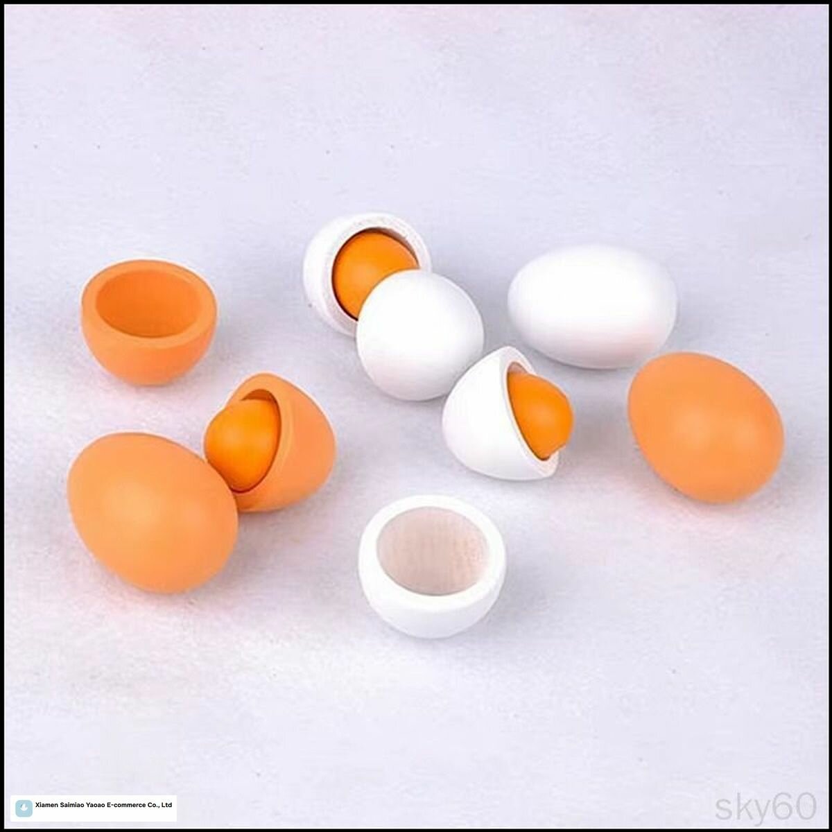 Эксклюзивные деревянные игрушки, 6 яиц