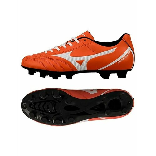 фото Бутсы mizuno, размер 8 uk, оранжевый/белый