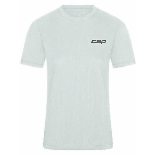 фото Футболка спортивная cep core run shirt, short sleeve, размер s, серый
