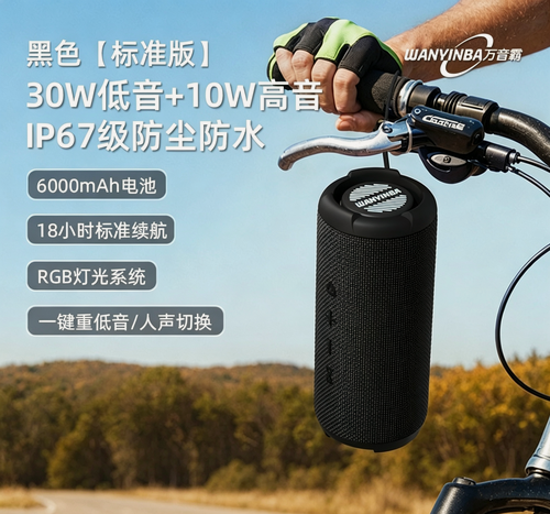 Изображение товара Колонка блютуз беспроводная WANYINBA 40W портативная колонка