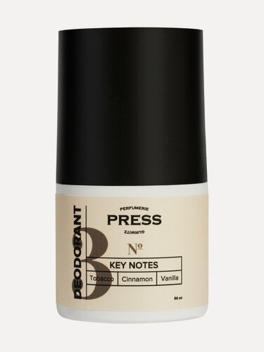 Изображение товара Дезодорант Press Gurwitz Perfumerie №3, парфюмированный, шариковый, унисекс