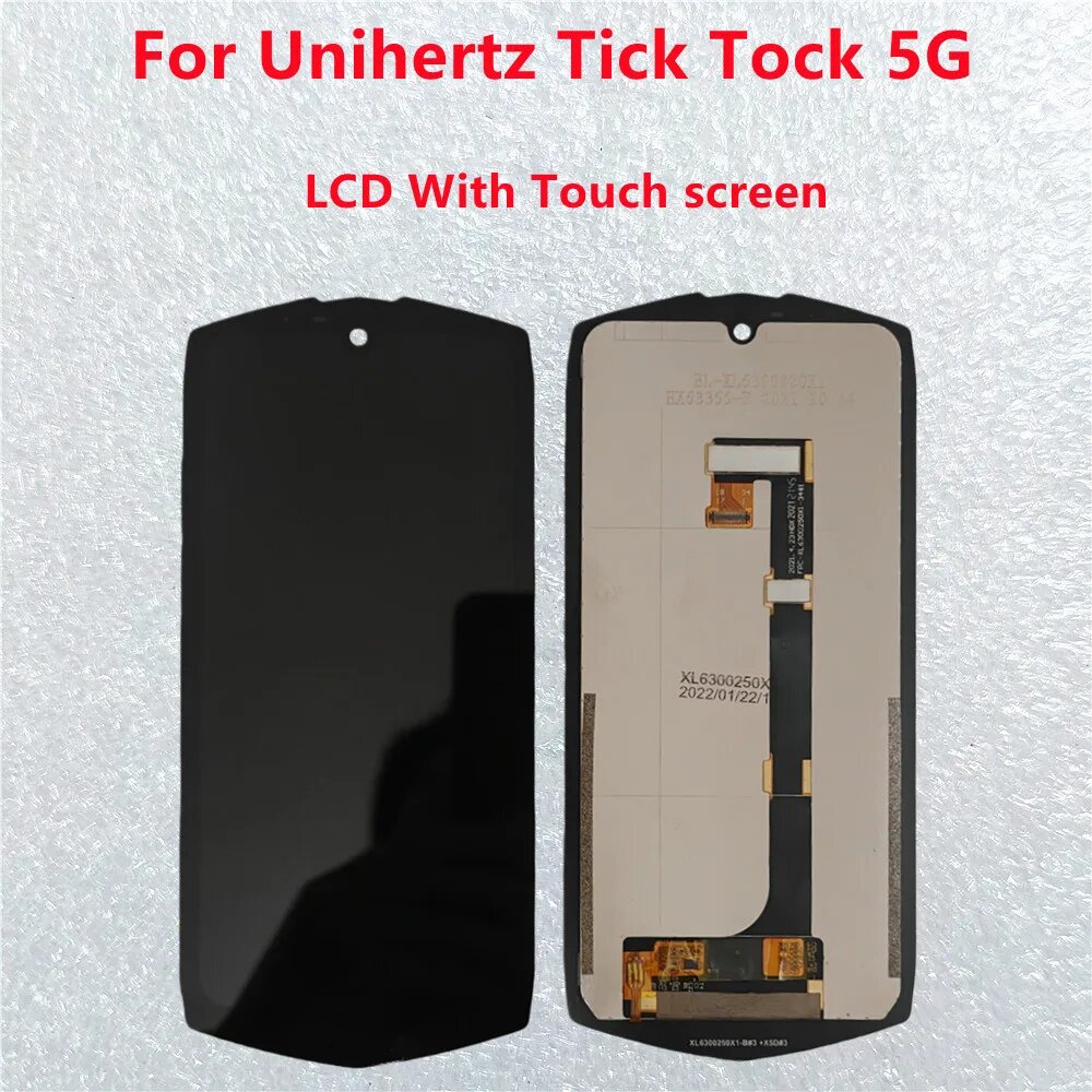 Дисплей LCD с сенсорным экраном и дигитайзером в сборе для Unihertz Tick Tock 5G