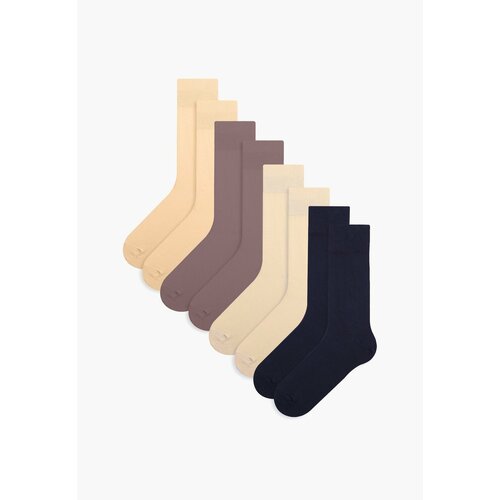 фото Носки big bang socks однотонные, комплект, 4 пары, размер 40-44, мультиколор