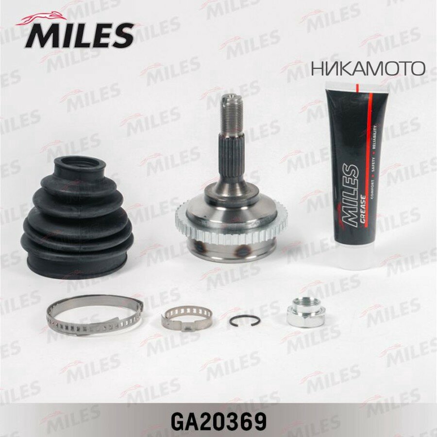 MILES GA20369 ШРУС PEUGEOT 206 1.1-1.6 98- нар. +ABS