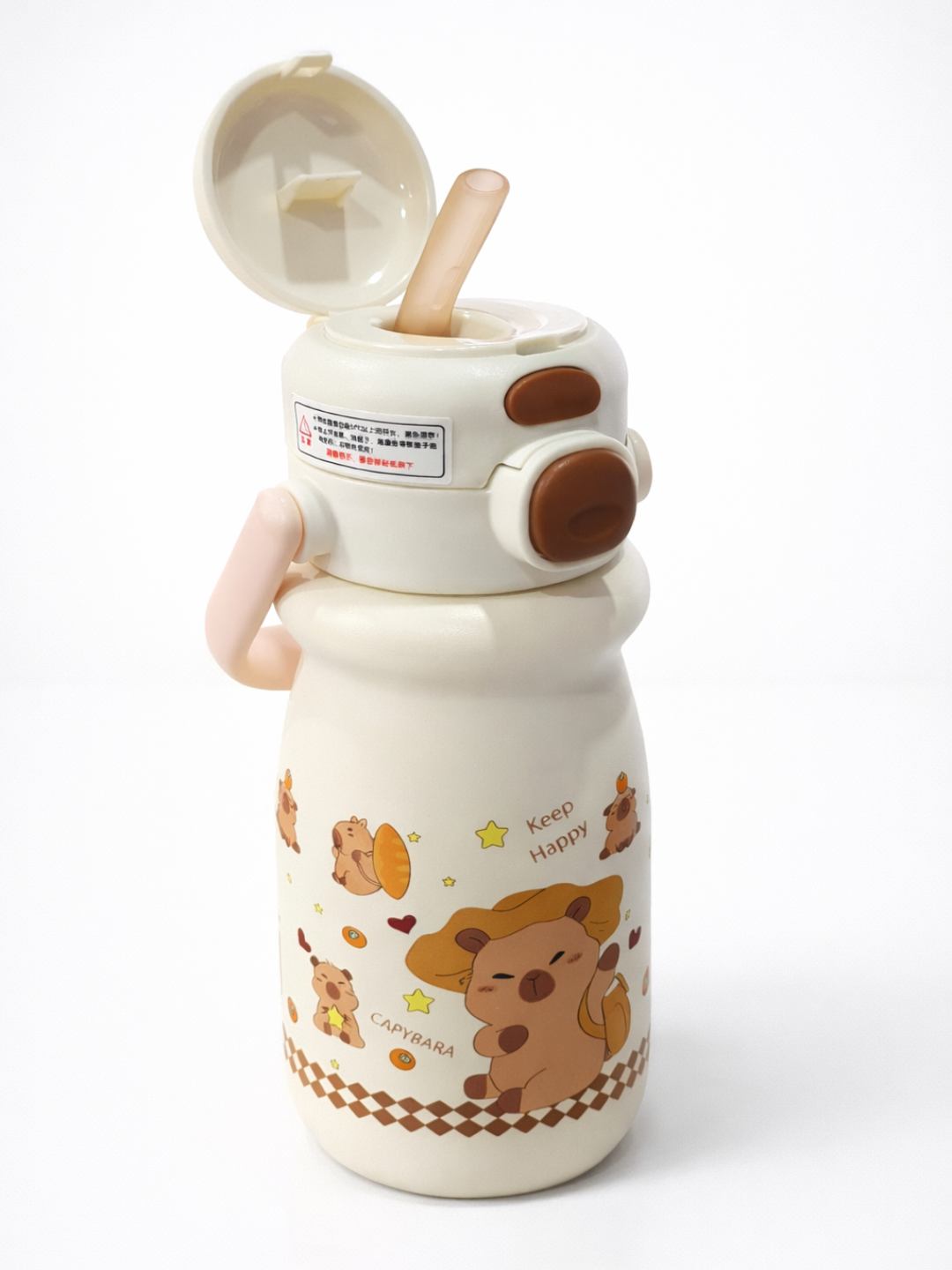 Детский термос 520 мл — 2 способа питья, не протекает, BPA Free — фото 1