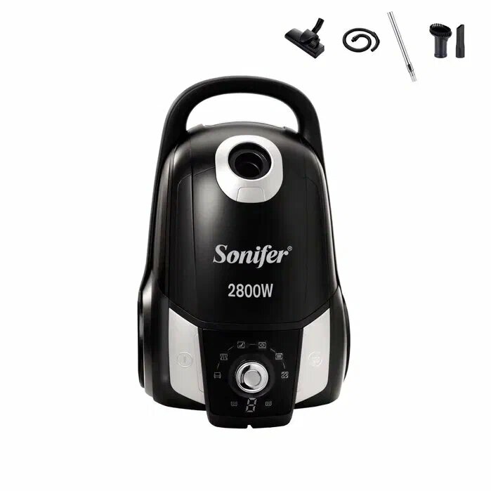 Электрический напольный пылесос бытовой SONIFER SF‑2258 с мощным всасыванием 2800 Вт, — фото 1