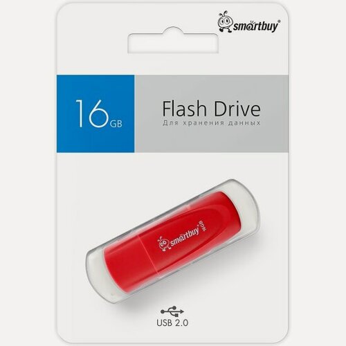 Изображение товара USB флешка Smartbuy 16Gb Scout red USB 2.0