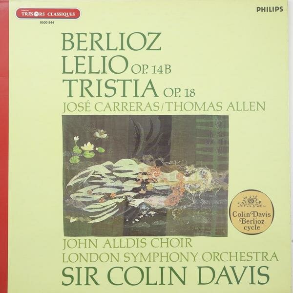 Винтажная виниловая пластинка BERLIOZ - LELIO OP. 14B, TRISTIA OP. 18 (COLIN DAVIS, LONDON SYMPHONY ORCHESTRA)