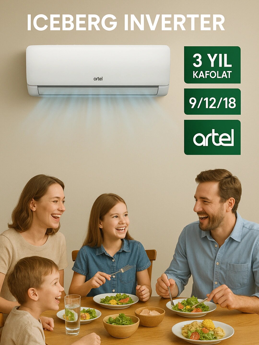 Кондиционер Artel Chillachi Iceberg Inverter 12000 BTU Инвертер