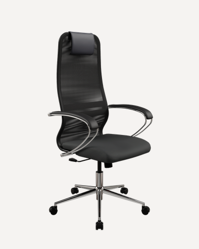 Изображение товара Компьютерное кресло ErgoLife Sit 8 (DA.16.1.2A2), хром, топ-ган, черный