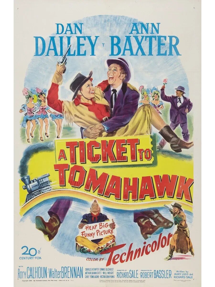 Билет в Томагавк (1950) (кино USB)