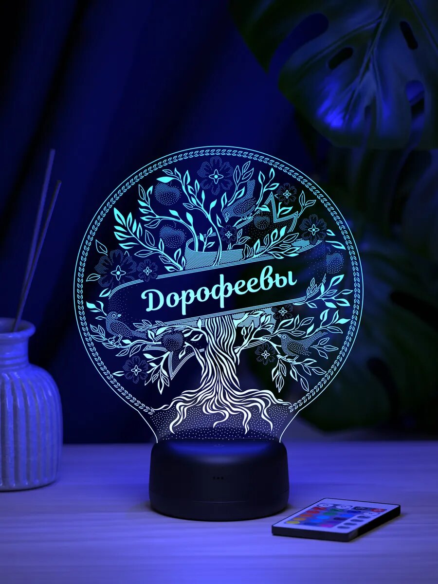 Ночник «Дорофеевы - фамильное древо»