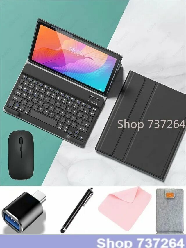 Чехол с беспроводной клавиатурой Bluetooth для Huawei MediaPad M5 PRO 10.8 (CMR-W09/AL09 / W19/ AL19) + Мышь