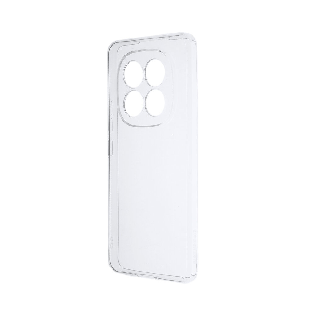 Силиконовый матовый полупрозрачный чехол для Redmi Note 15 Pro 4G белый
