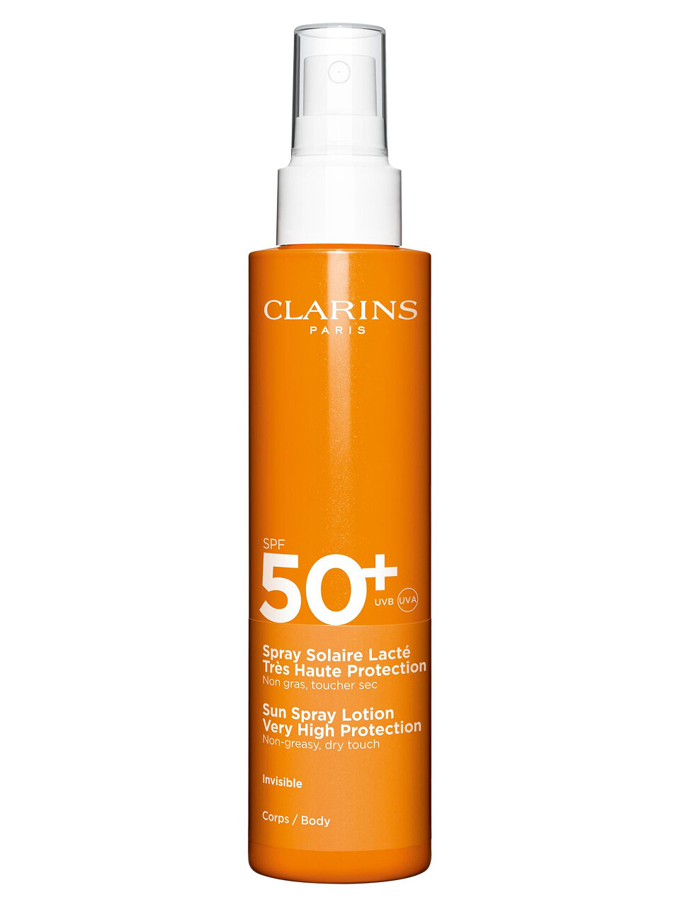 CLARINS Солнцезащитное молочко-спрей для тела SPF 50+ Spray Solaire Lacte 150мл