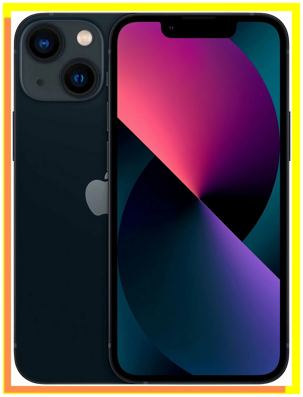 iPhone 13 mini 256GB ミッドナイトブラック IPhone 13 mini 256 ГБ, nano SIM, чёрный (тёмная ночь), Midnight