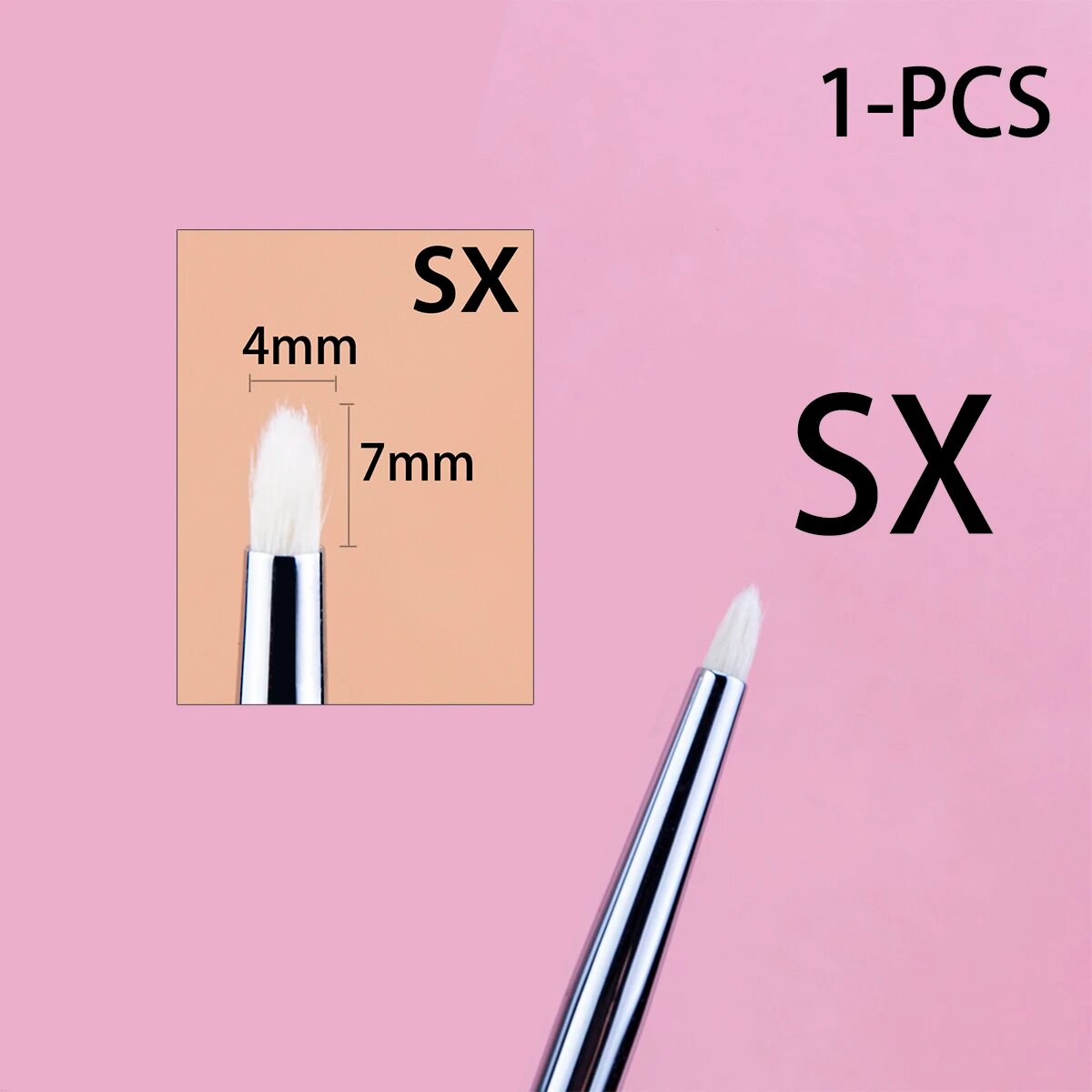 Кисть для макияжа SX, козий ворс, Handle Color: 8-E-SX