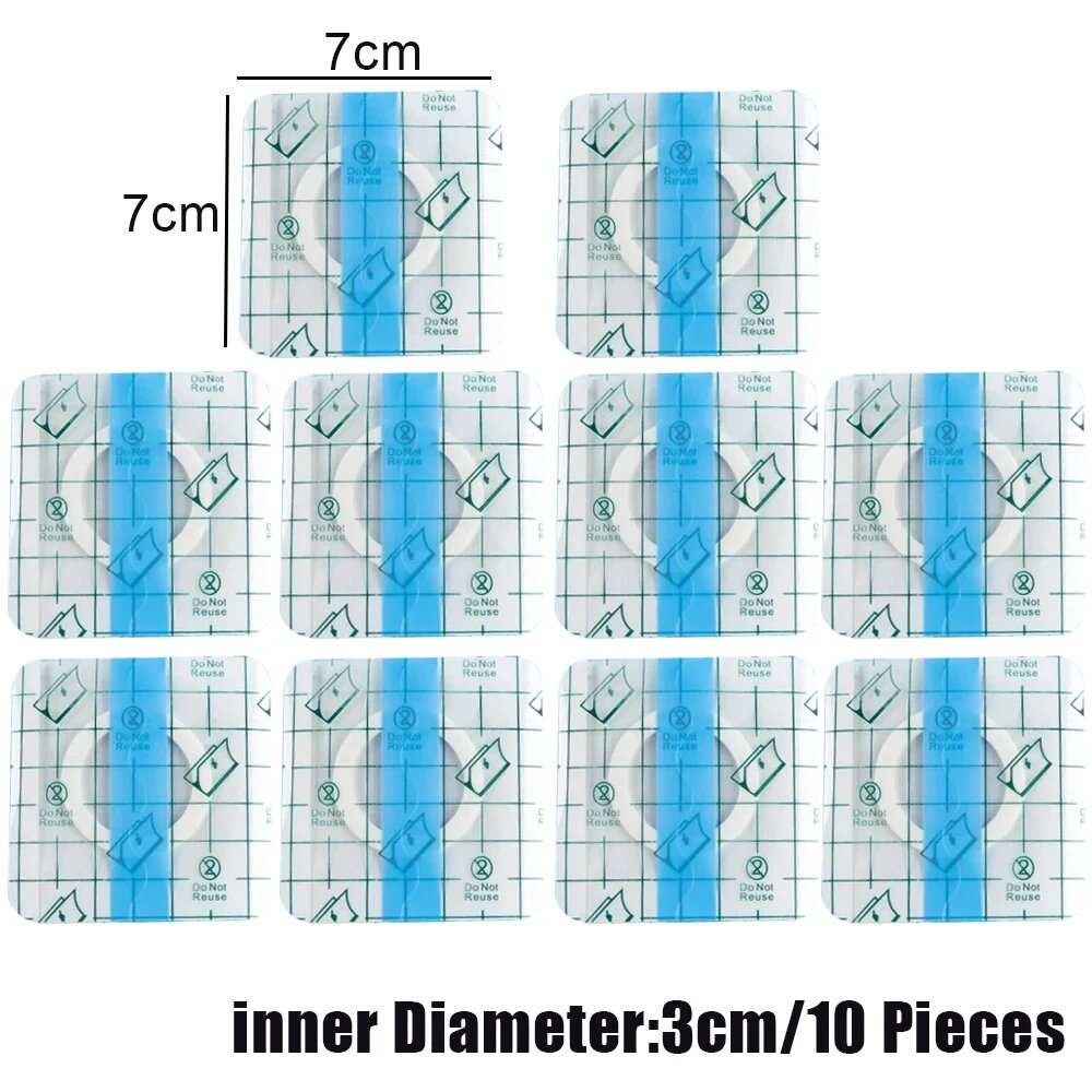 Фиксирующая медицинская лента HDRSMTMED 7x7cm 10pcs