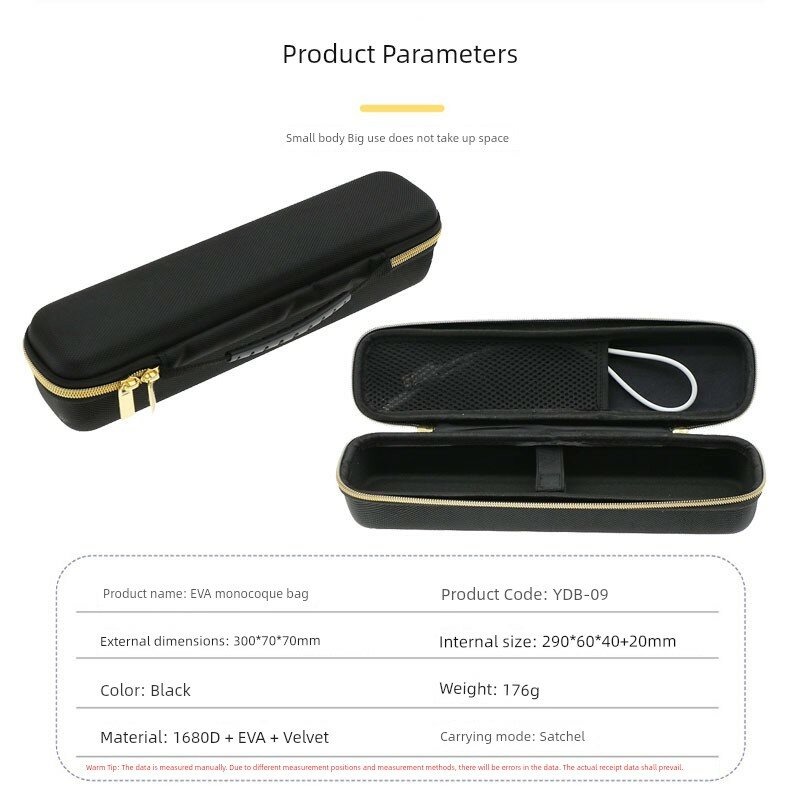 YDB-09 портативный сканер EVA с Bluetooth-динамиком и микрофоном, внутренние размеры 280x55x55 мм