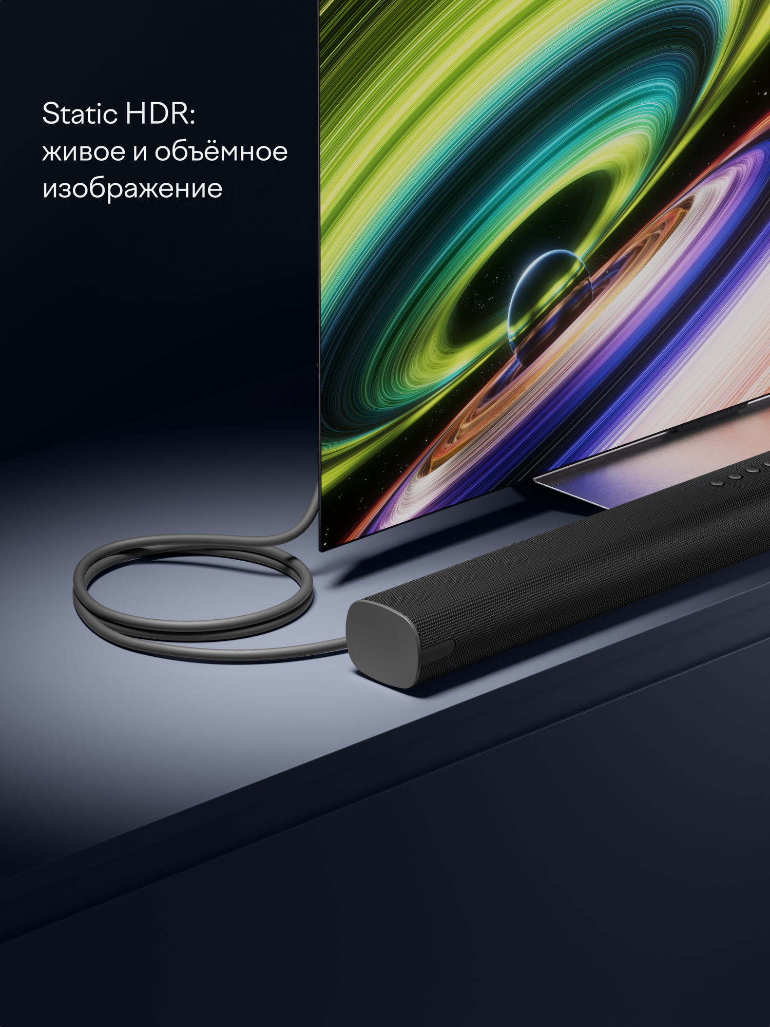 Кабель HDMI Tuvio, версия HDMI 2.0, 5 метров, темно-серый — фото 7