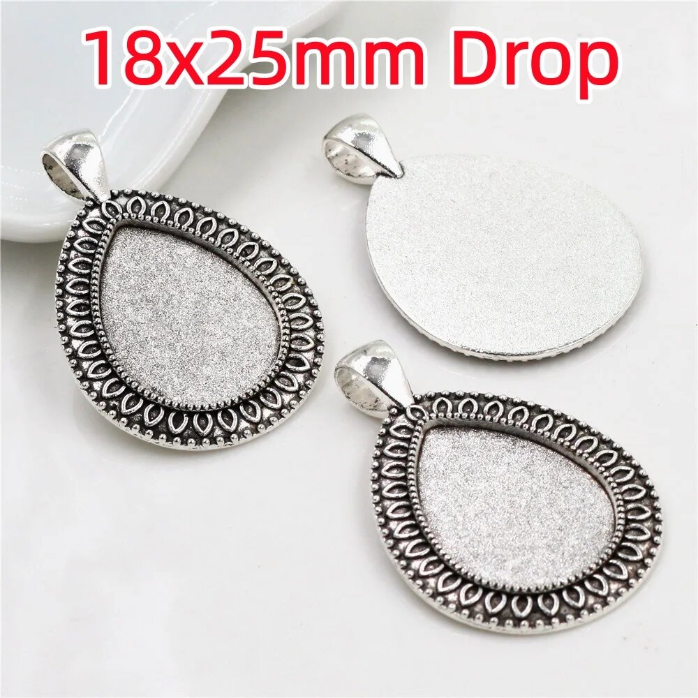 Основы для подвесок Камео Wadsfred 18x25mm Drop-C2-43 10