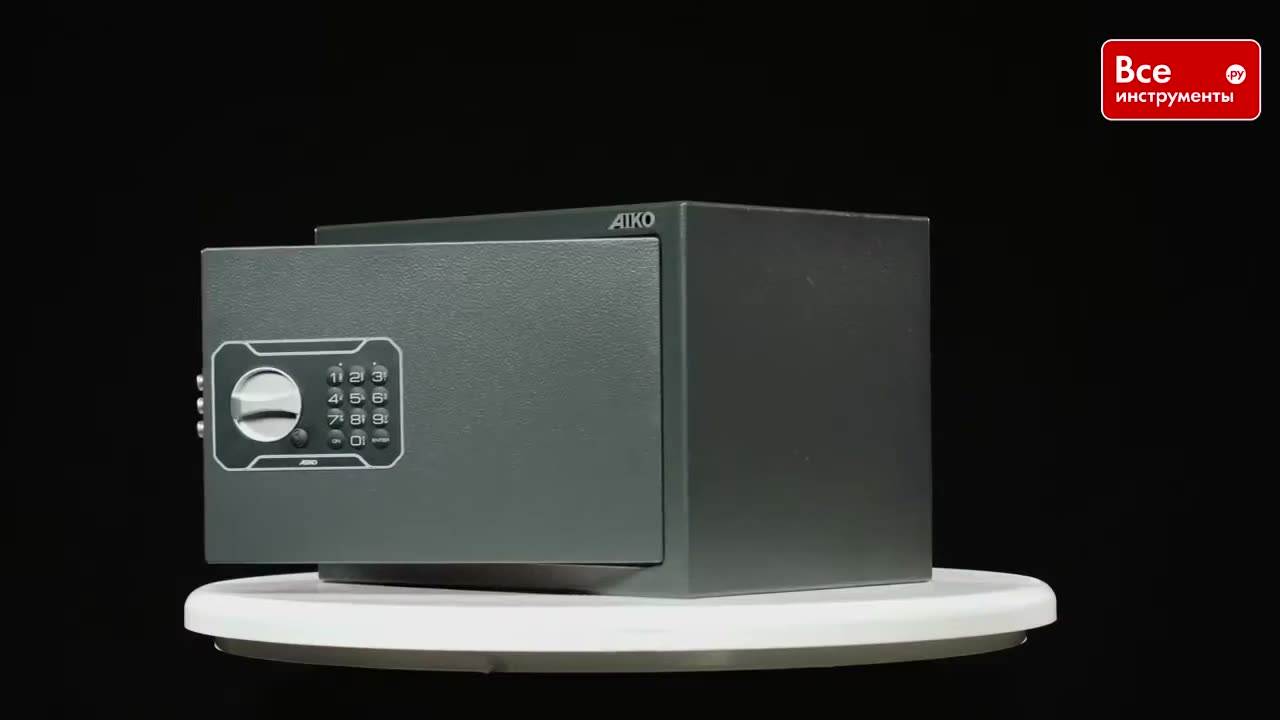 Сейф AIKO T-250 EL S10399212214, металл, с кодовым электронным замком, для ценностей и документов — фото 1