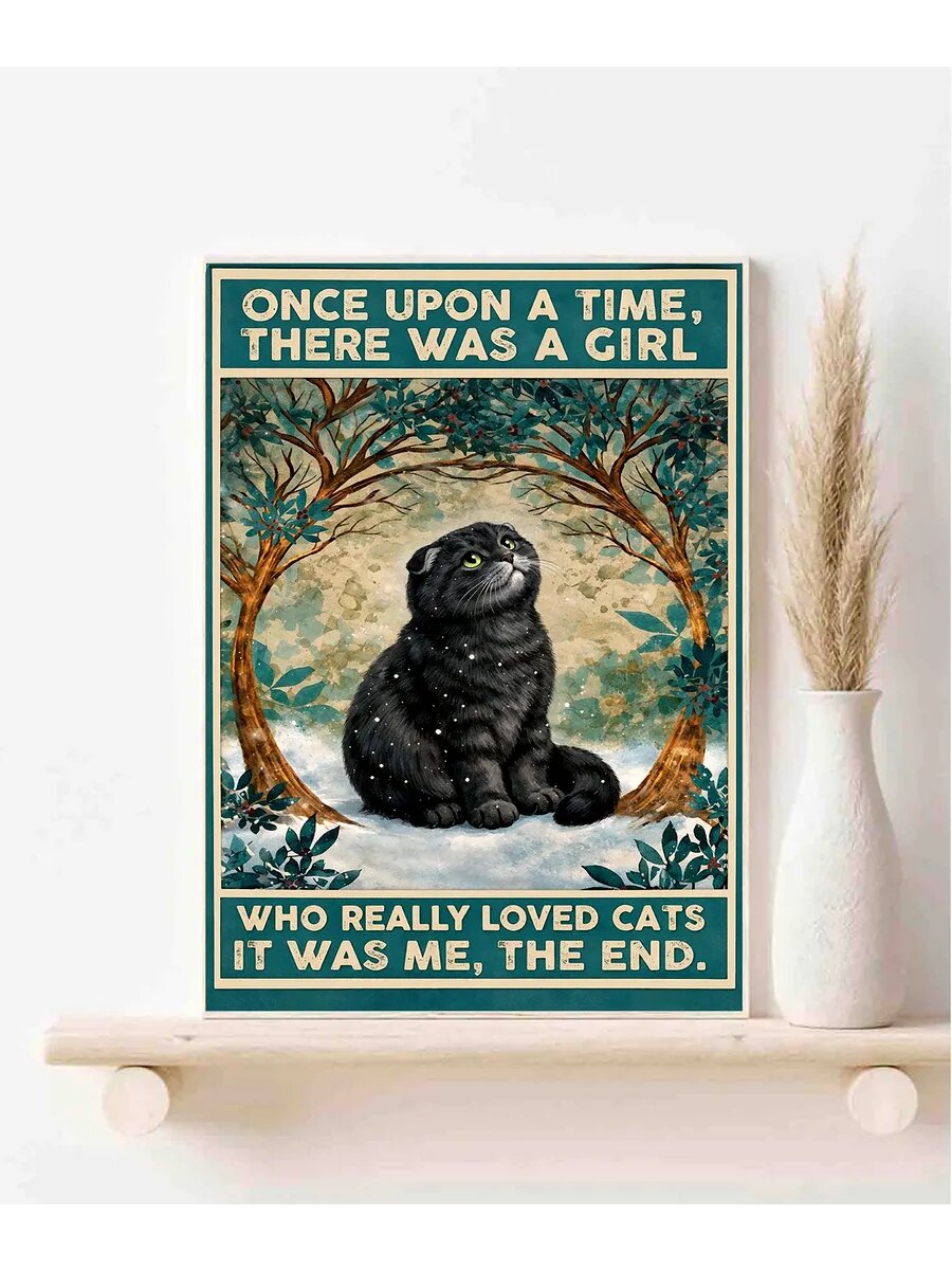 Шотландская вислоухая кошка, Once Upon a Time, Плакат 30x42