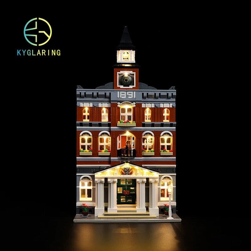 LED светильник для набора LEGO 10224 City Hall Street Scene классическая версия с батарейным питанием